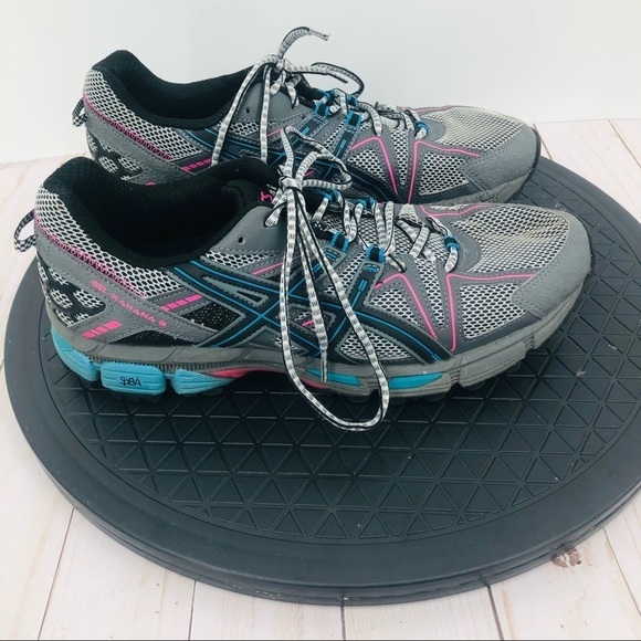 ASICS women’s Athletic gray gym shoes 10 - Picture 2 of 12